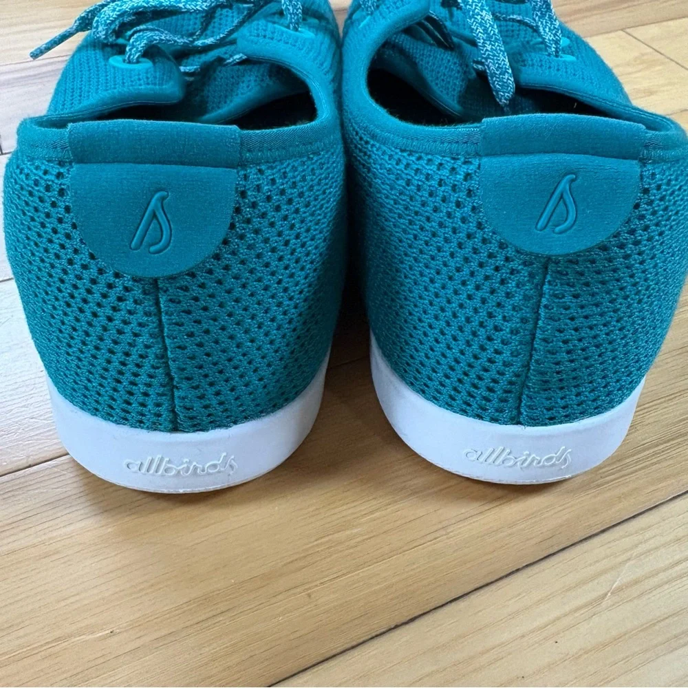 Allbirds Tree Skippers Mens Sz 14 Teal Boat Shoes Low Top Sneakers